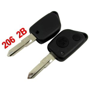 PEUGEOT 206 Корпус ключа с лезвием 2-кнопочный - 5шт. ― Diagof.ru ™