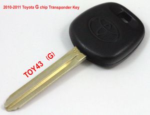 Ключ Toyota с чипом G chip (2010-2011) ― Diagof.ru ™